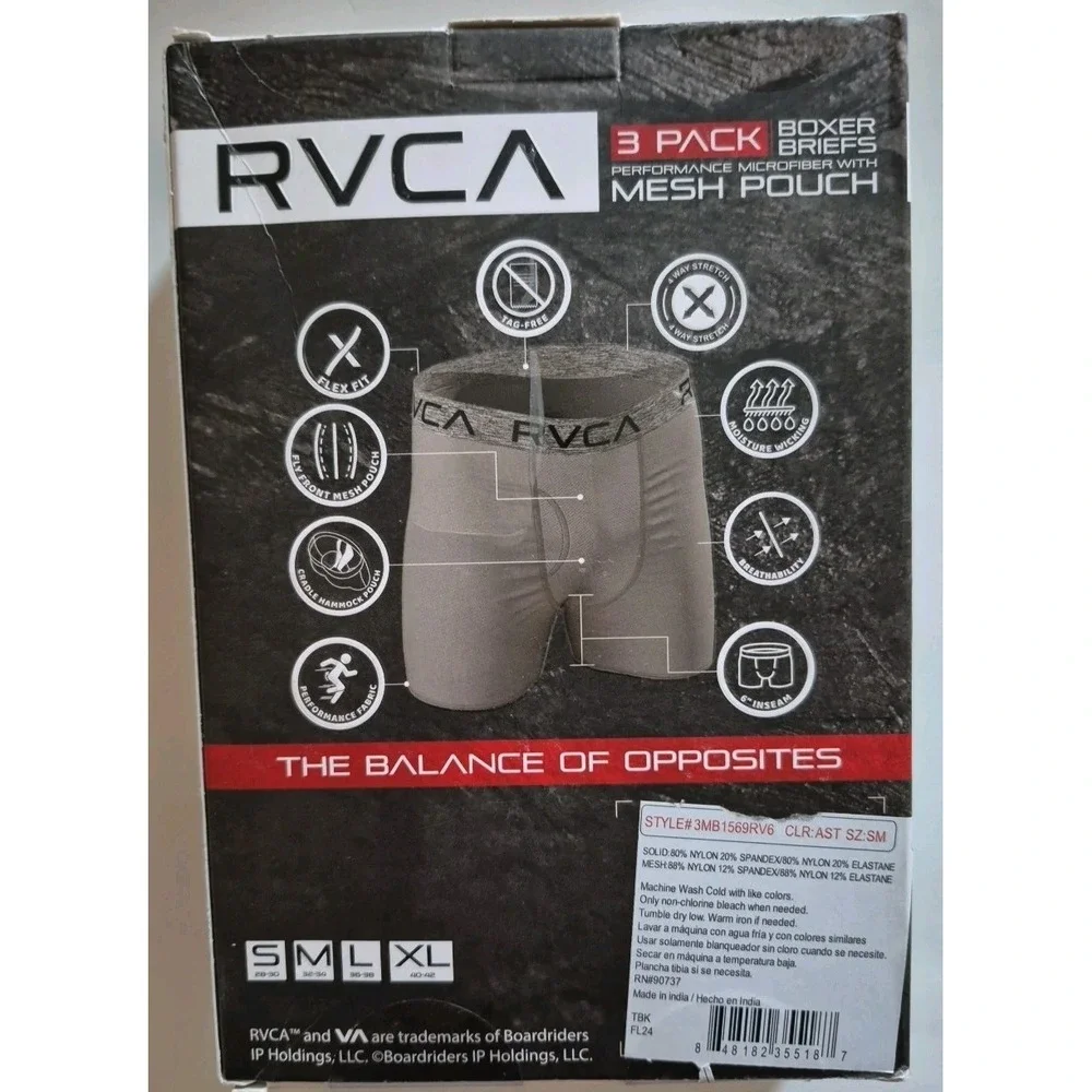 RVCA men microfiber
